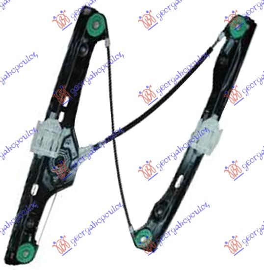 PODIZAC PREDNJEG PROZORA ELEKTRICNI (BEZ MOTORA) BMW SERIES 3 SDN/S.W. 2008-2012 (E90/E91)