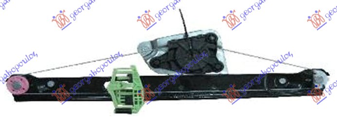 PODIZAC ZADNJEG PROZORA ELEKTRICNI (BEZ MOTORA) BMW SERIES 3 SDN/S.W. 2008-2012 (E90/E91)