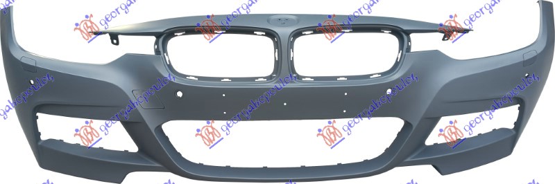 PREDNJI BRANIK PM (4 PDC SENZORI) (PRSKALICE) (M-SPORT) BMW SERIES 3 SDN/S.W. 2014-2018 (F30/F31/F80)