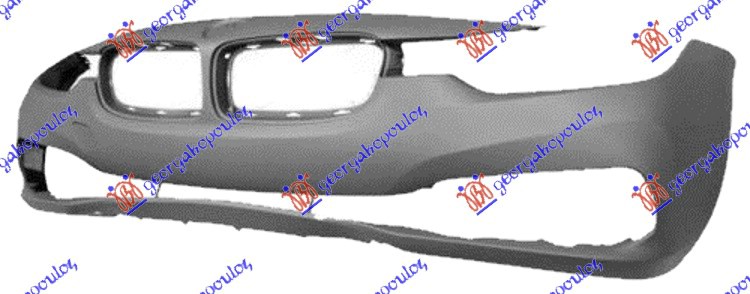 PREDNJI BRANIK PM (KAMERA) (SA/BEZ PDC SENZORA) (SPORT) (A KVALITET) BMW SERIES 3 SDN/S.W. 2014-2018 (F30/F31/F80)
