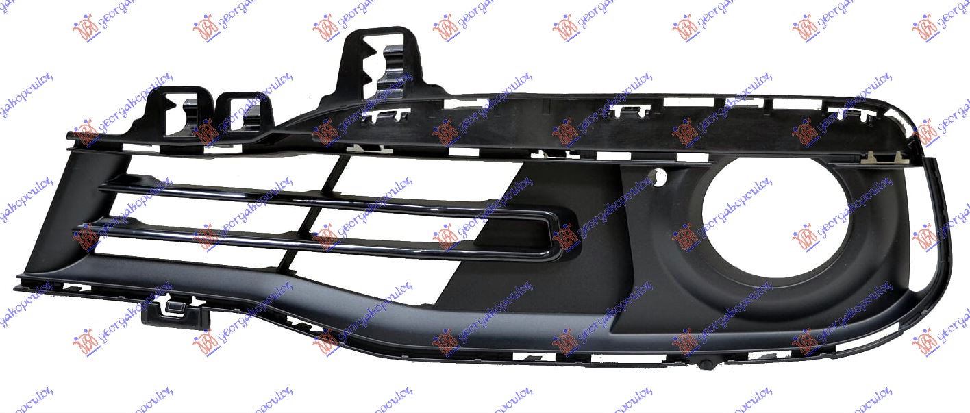 RESETKA PREDNJEG BRANIKA (OTVORENA) (SA MAGLENKOM) (BASE/LUXURY LINE) BMW SERIES 3 SDN/S.W. 2014-2018 (F30/F31/F80)