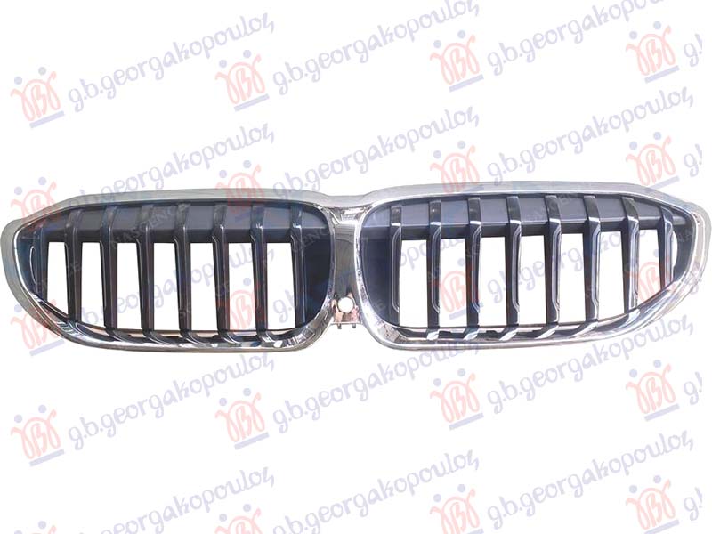 PVC MASKA SJJA-CRNA (HROM OKVIR) (KAMERA) (M-SPORT & M340) BMW SERIES 3 SDN/S.W. 2018-2022 (G20/G21/G80/G81)