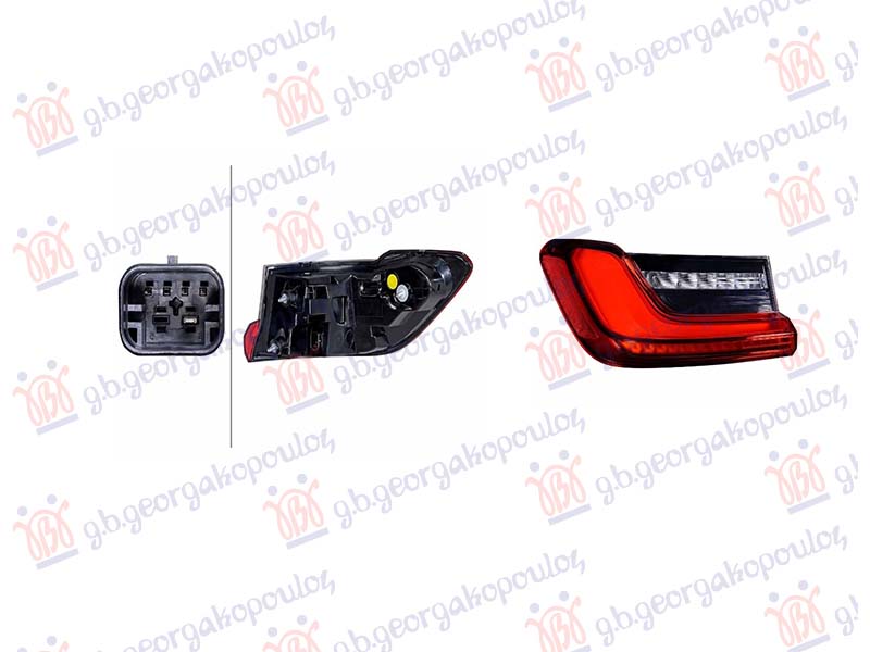 STOP LAMPA SPOLJASNJA CELA LED (ZATAMNJENA) (HELLA) BMW SERIES 3 SDN/S.W. 2018-2022 (G20/G21/G80/G81)