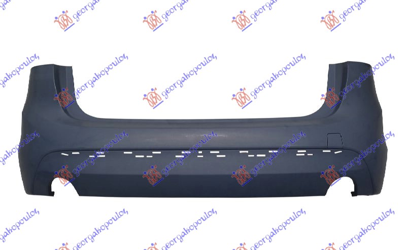 ZADNJI BRANIK PM (F45) (2 OTVORA ZA IZDUVNE CEVI AUSPUHA) (SPORT/LUX) BMW SERIES 2 ACTIVE/GRAN TOURER 2014-2017 (F45/F46