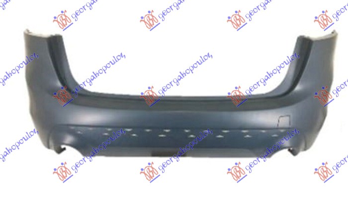 ZADNJI BRANIK PM (2 OTVORA ZA IZDUVNE CEVI AUSPUHA) (SPORT/LUXURY) (F45) BMW SERIES 2 ACTIVE/GRAN TOURER 2017-2021 (F45/F46