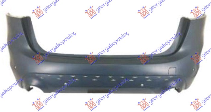 ZADNJI BRANIK PM (2 OTVORA ZA IZDUVNE CEVI AUSPUHA) (4 PDC SENZORI) (SPORT/LUXURY) (F45) BMW SERIES 2 ACTIVE/GRAN TOURER 2017-2021 (F45/F46