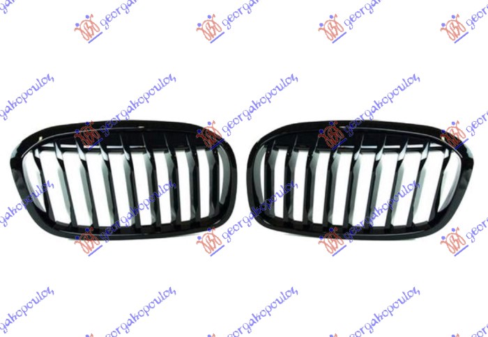 PVC MASKA SJAJ-CRNA (M PERFORMANCE) (SET) BMW SERIES 2 ACTIVE/GRAN TOURER 2017-2021 (F45/F46