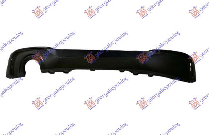 SPOJLER ZADNJEG BRANIKA (1 OTVOR ZA 1 CEV AUSPUHA) (F45) (M-SPORT) BMW SERIES 2 ACTIVE/GRAN TOURER 2017-2021 (F45/F46