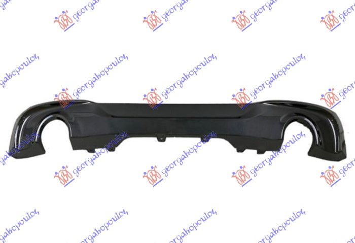 SPOJLER ZADNJEG BRANIKA (2 OTVORA ZA CEVI AUSPUHA) (F46) (M-SPORT) BMW SERIES 2 ACTIVE/GRAN TOURER 2017-2021 (F45/F46