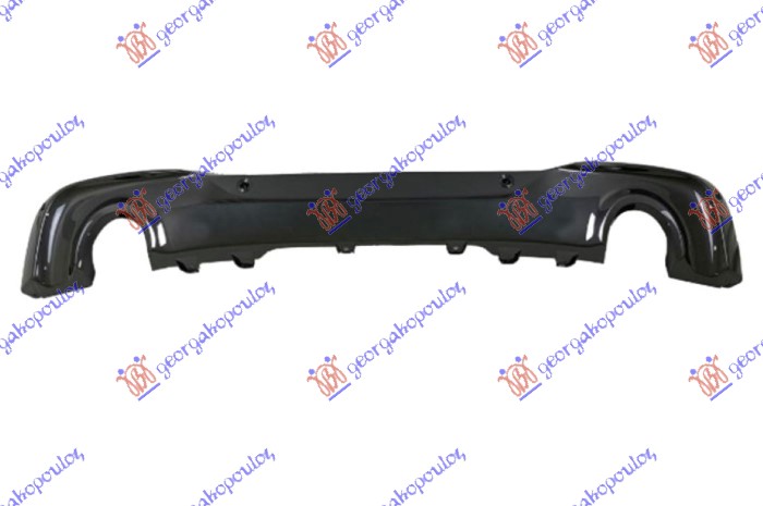 SPOJLER ZADNJEG BRANIKA (2 OTVORA ZA CEVI AUSPUHA) (F45) (M-SPORT) (PDS SENZOR) BMW SERIES 2 ACTIVE/GRAN TOURER 2017-2021 (F45/F46