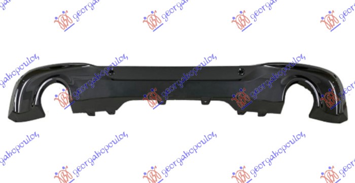 SPOJLER ZADNJEG BRANIKA (2 OTVORA ZA CEVI AUSPUHA) (F46) (M-SPORT) (PDS SENZOR) BMW SERIES 2 ACTIVE/GRAN TOURER 2017-2021 (F45/F46