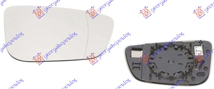 STAKLO RETROVIZORA SA GREJACEM (SAMOZATAMNJIVANJE) (ASFERICNO) (ULO) BMW SERIES 5 2020-2024 (G30/G31/F90)