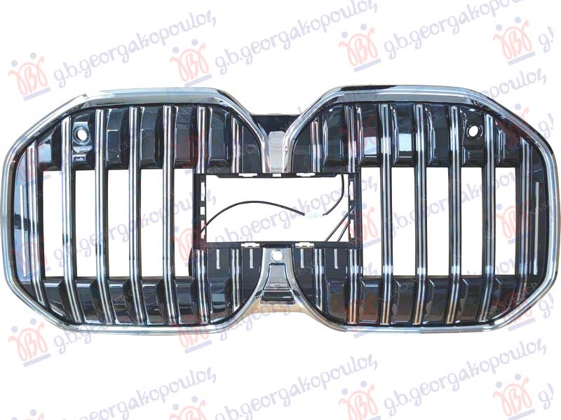 PVC MASKA HROM/CRNA (SA LED) (2 PDC SENZORA) (KAMERA) BMW SERIES 7 2022- (G70)