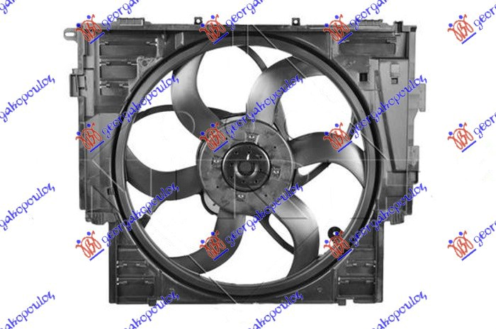 VENTILATOR 3.0/4.7 BENZIN/HIBRID -3.0 DIZEL (495mm) (850W) BMW SERIES 5 2013-2016 (F10/F11)