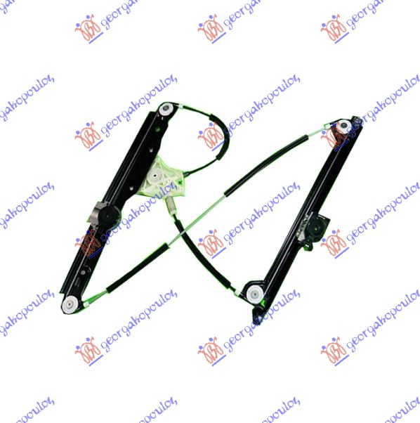 PODIZAC PREDNJEG PROZORA ELEKTRICNI (BEZ MOTORA) (GT/F07) BMW SERIES 5 2013-2016 (F10/F11)