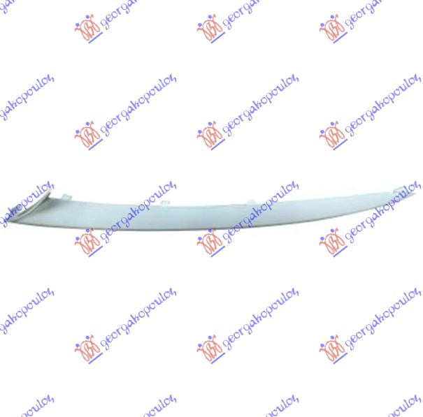 LAJSNA RESETKE PREDNJEG BRANIKA (BASIC LINE) SREBRNA BMW SERIES 5 2013-2016 (F10/F11)