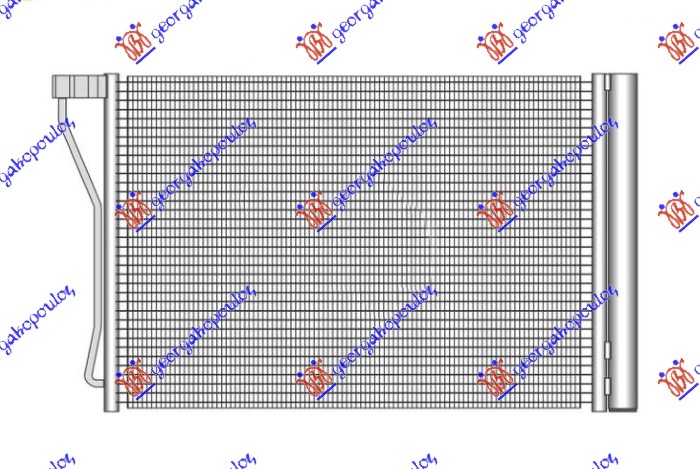 HLADNJAK KLIME 4.4 M5 BENZIN (625x410x16) BMW SERIES 5 2013-2016 (F10/F11)