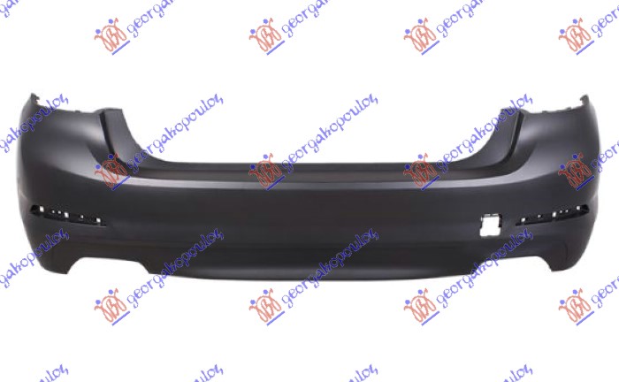 ZADNJI BRANIK PM (2 KOCKASTA OTVORA ZA IZDUVNE CEVI AUSPUHA) (SEDAN) (BASE LINE) BMW SERIES 5 2016-2020 (G30/G31/F90)