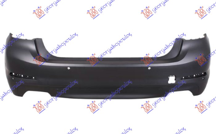 ZADNJI BRANIK PM (SEDAN) (2 KOCKASTA OTVORA ZA IZDUVNE CEVI AUSPUHA) (6 PDC SENZORI) (LUXURY-LINE/SPORT-LINE) BMW SERIES 5 2016-2020 (G30/G31/F90)