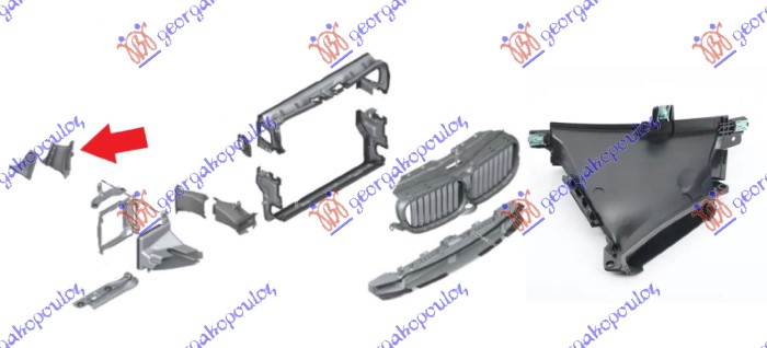USMERIVAC VAZDUHA BLATOBRANA UNUTRASNJI BMW SERIES 5 2016-2020 (G30/G31/F90)