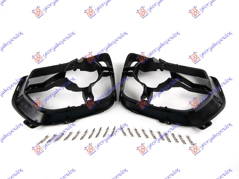 RESETKA PREDNJEG BRANIKA UNUTRASNJA / NOSAC MAGLENKE -12 (SET) BMW X6 2008-2014 (E71/E72)