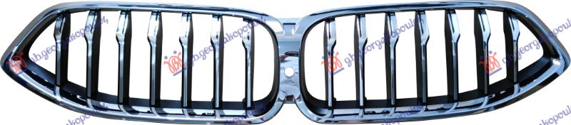 PVC MASKA HROM/HROM/CRNA (SA KAMEROM) BMW SERIES 8 2018- (G15/G16/G14/F91/F92/F93)