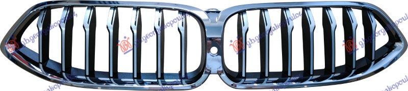 PVC MASKA SREBRNA/HROM/CRNA (SA KAMEROM) BMW SERIES 8 2018- (G15/G16/G14/F91/F92/F93)