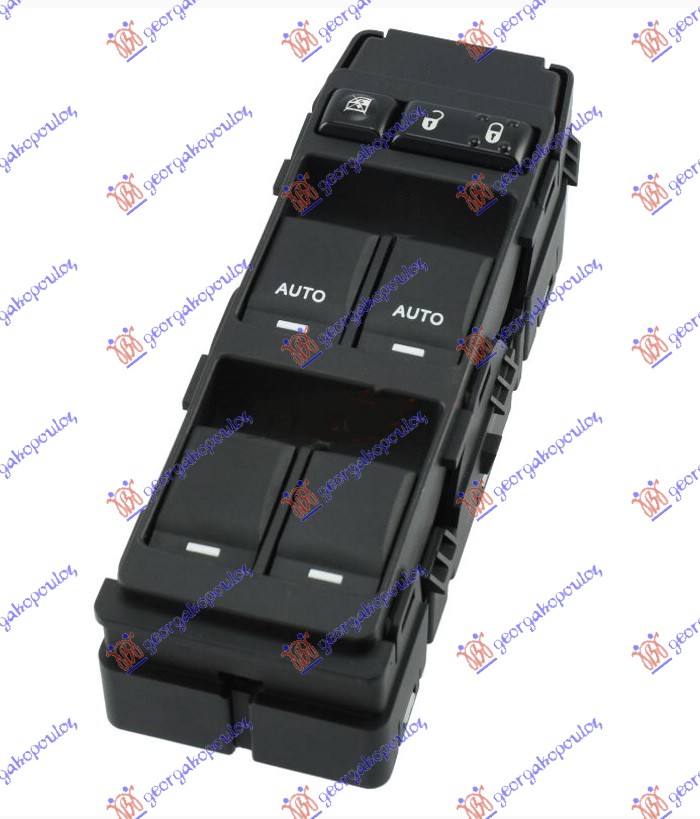 PREKIDAC U PREDNJIM VRATIMA (4 TASTERA) (CENTRALNO ZAKLJUCAVANJE) (PREDNJI AUTO) (14 PIN) JEEP PATRIOT 2007-2016 (MK74)
