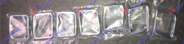 LAJSNA PVC MASKE HROM (SET 7 KOMADA) JEEP COMPASS 2016-2022 (MP/M6/MV/M7)