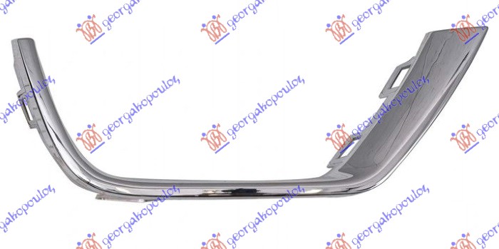 OKVIR RESETKE PREDNJEG BRANIKA HROM JEEP COMPASS 2016-2022 (MP/M6/MV/M7)