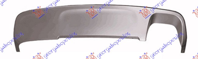 SPOJLER ZADNJEG BRANIKA SREBRNI (1 OTVOR ZA 2 CEVI AUSPUHA) (LIMITED) JEEP COMPASS 2016-2022 (MP/M6/MV/M7)
