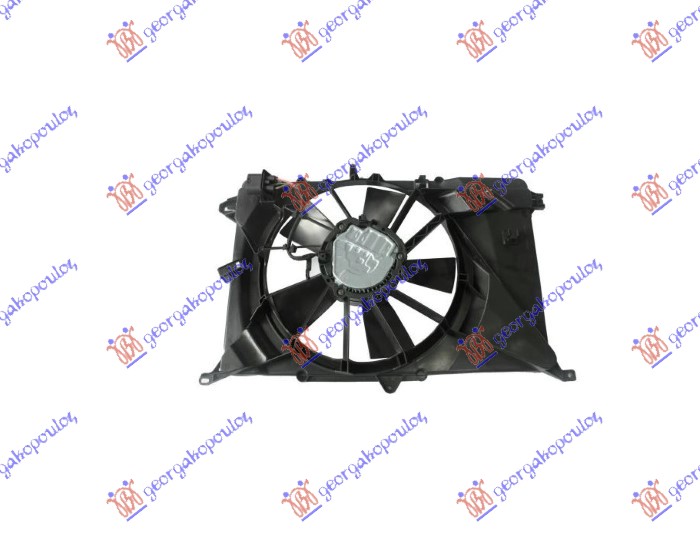 VENTILATOR KOMPLET (1.4 BENZIN - 1.6 DIZEL) JEEP COMPASS 2016-2022 (MP/M6/MV/M7)