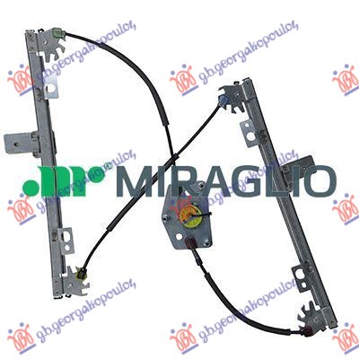 PODIZAC PREDNJEG PROZORA ELEKTRICNI (BEZ MOTORA) (A KVALITET) JEEP COMPASS 2016-2022 (MP/M6/MV/M7)