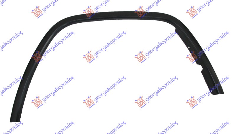 RUB PLASTICNI PREDNJEG BLATOBRANA JEEP GRAND CHEROKEE 2014-2017 (WK/WK2)