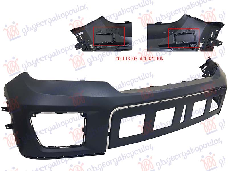 PREDNJI BRANIK GORNJI PM (LED MAGLENKE) JEEP GRAND CHEROKEE 2021- (WL)