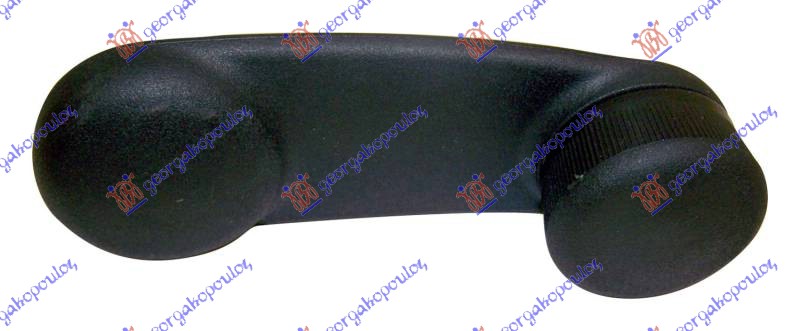 RUCICA ZA PODIZANJE PROZORA CRNA JEEP WRANGLER 2/4D 2007-2018 (JK)