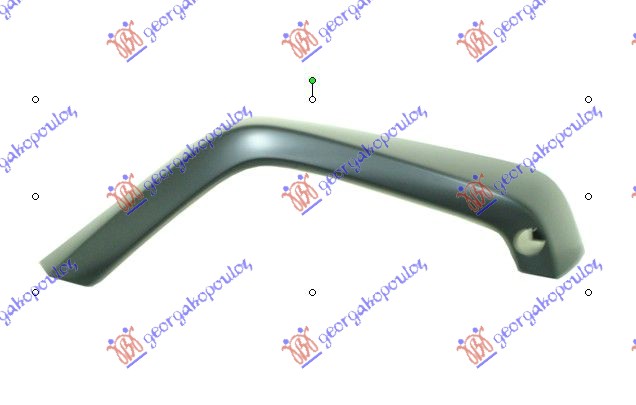 RUB PLASTICNI PREDNJEG BLATOBRANA PM JEEP WRANGLER 2/4D 2007-2018 (JK)