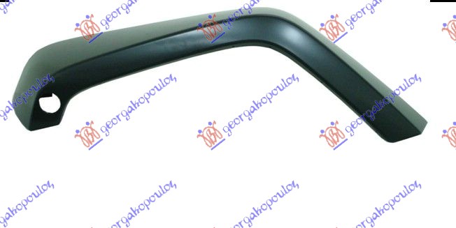 RUB PLASTICNI PREDNJEG BLATOBRANA PM JEEP WRANGLER 2/4D 2007-2018 (JK)