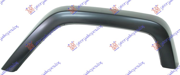 RUB PLASTICNI ZADNJEG BLATOBRANA PM JEEP WRANGLER 2/4D 2007-2018 (JK)
