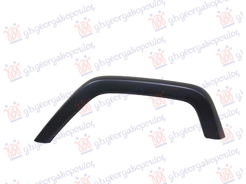 RUB PLASTICNI ZADNJEG BLATOBRANA CRNI JEEP WRANGLER 2/4D 2007-2018 (JK)