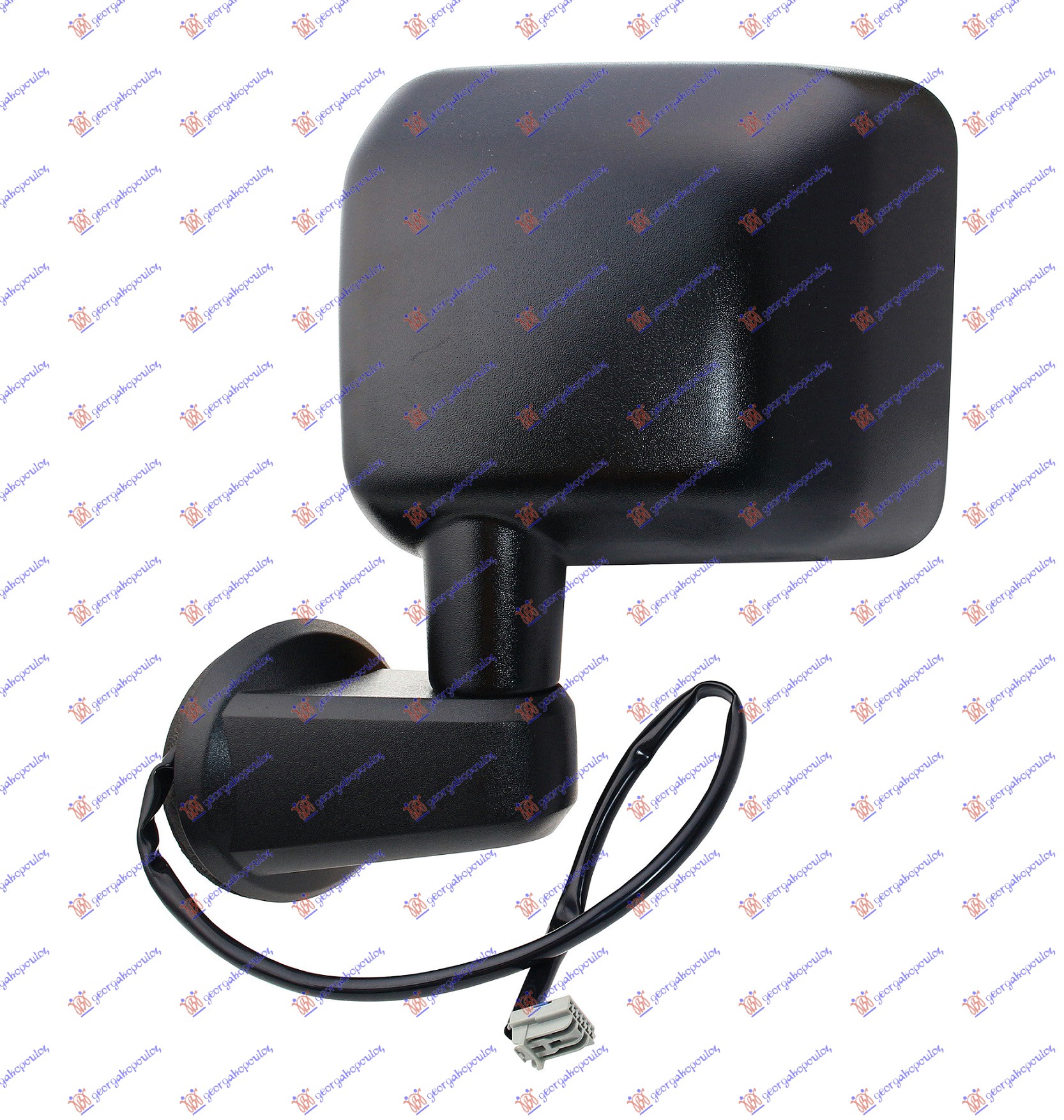 RETROVIZOR ELEKTRICNI SA GREJACEM 2011-2014 (RAVNO STAKLO) JEEP WRANGLER 2/4D 2007-2018 (JK)