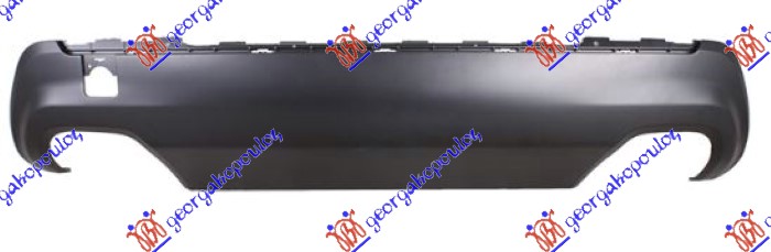 ZADNJI BRANIK PM DONJI (2 KOCKASTA OTVORA ZA IZDUVNE CEVI AUSPUHA) JEEP CHEROKEE 2019- (KL)