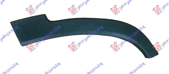 RUB PLASTICNI ZADNJIH VRATA JEEP CHEROKEE 2019- (KL)
