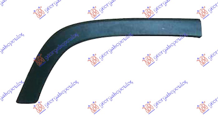 RUB PLASTICNI ZADNJEG BLATOBRANA JEEP CHEROKEE 2019- (KL)