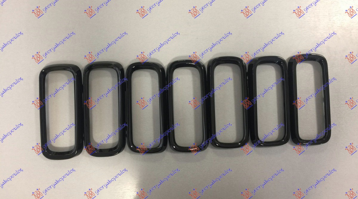 PVC MASKA CRNA (SET 7 KOM) JEEP RENEGADE 2014-2018 (BU/B1/BV)
