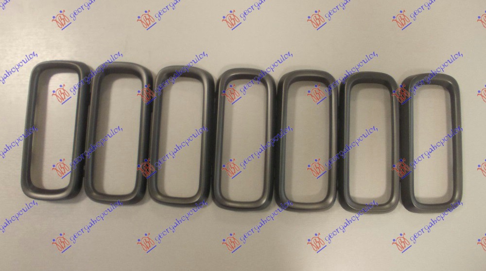 PVC MASKA SIVA (SET 7 KOM) JEEP RENEGADE 2014-2018 (BU/B1/BV)