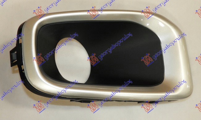 OKVIR MAGLENKE SREBRNI/CRNI JEEP RENEGADE 2014-2018 (BU/B1/BV)