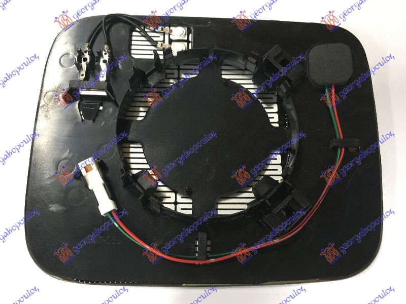 STAKLO RETROVIZORA SA GREJACEM (MRTAV UGAO) (2+2 PIN) (ASFERICNO) JEEP RENEGADE 2014-2018 (BU/B1/BV)