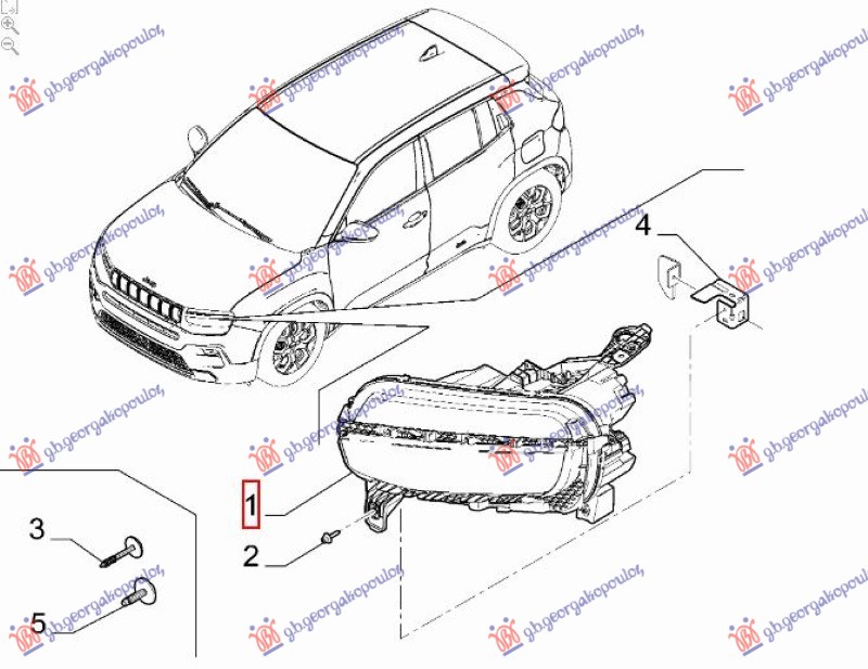 FAR (ORIGINALNI) JEEP AVENGER 2022- (J2)