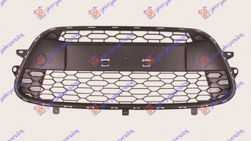 CENTRALNA RESETKA (SA LAJSNOM) CITROEN C3 2010-2013 (SC)